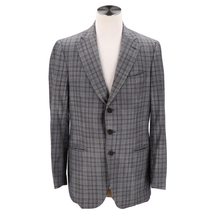 ISAIA スーツ・セットアップ2点/グレーチェック系 ABランク 19 - メルカリ