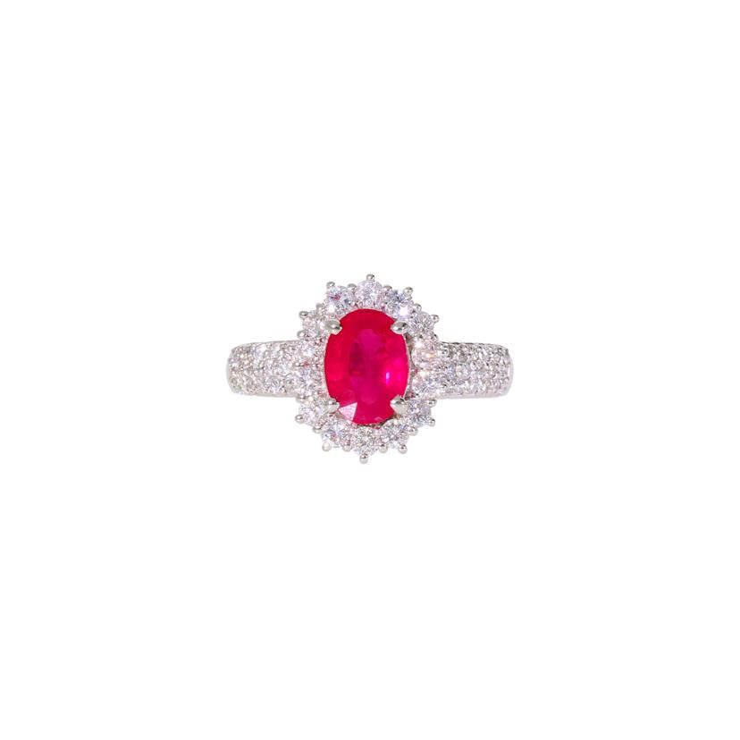 PT959ルビーダイヤリング1．24/D0．74ct Aランク 59 114,500円
