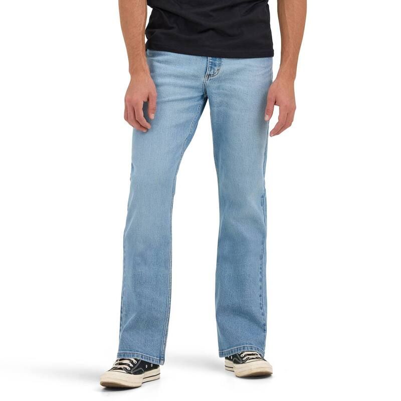 ラングラー メンズ ボトムス デニムパンツ ジーンズ Mens Wrangler Straight Fit Jeans Faded Blue ブルー
