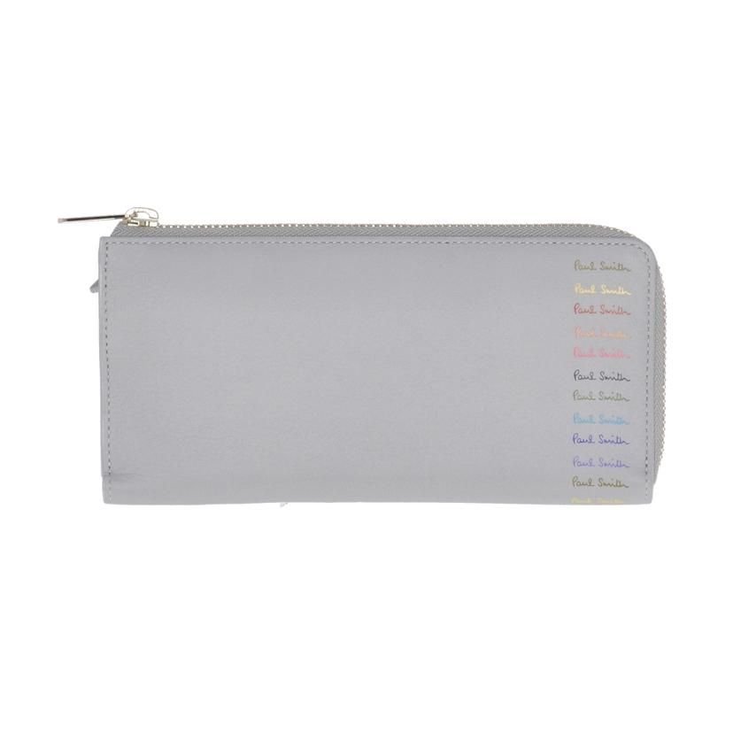 PaulSmith マルチカラードロゴL字ジップロングウォレット 883720 BPS328 Aランク 09