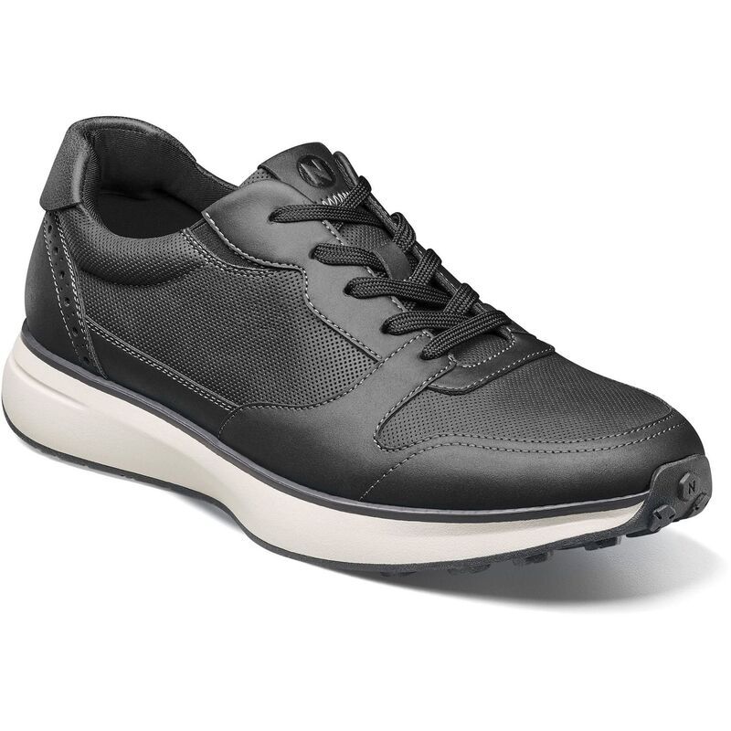 ノンブッシュ メンズ シューズ スニーカー Nunn Bush Kore Swift Mens Moc Toe Sneaker Black ブラック
