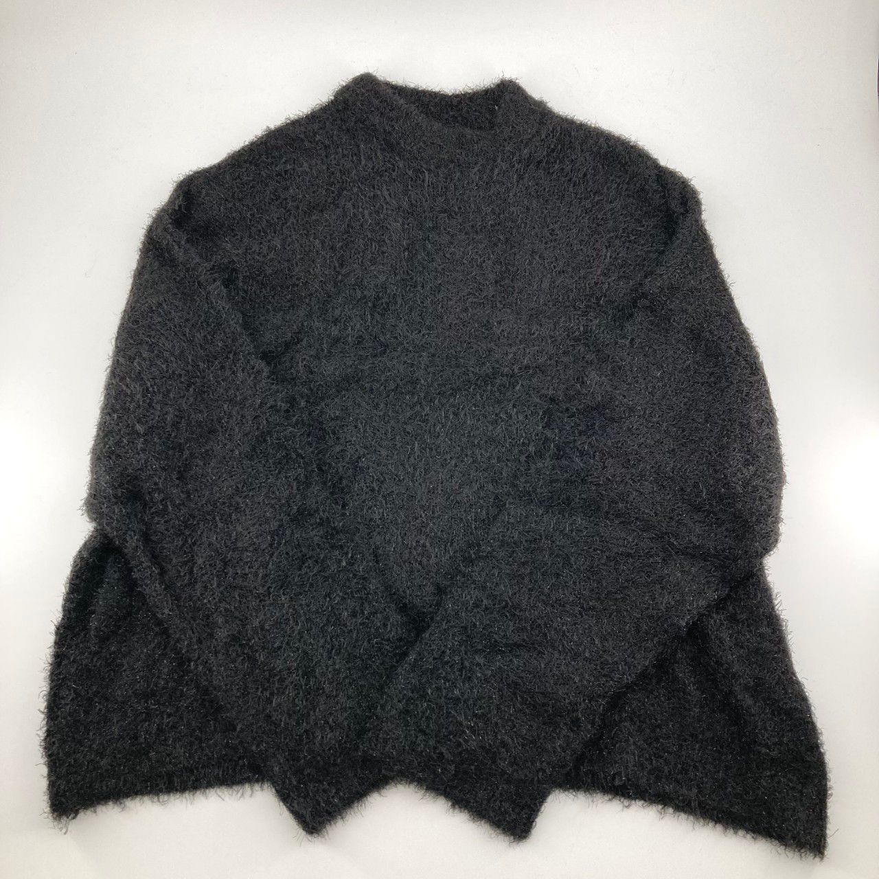 SAINT MICHAEL（セントマイケル） CRW NECK KNIT GLITTER BLACK 25AW M ニット