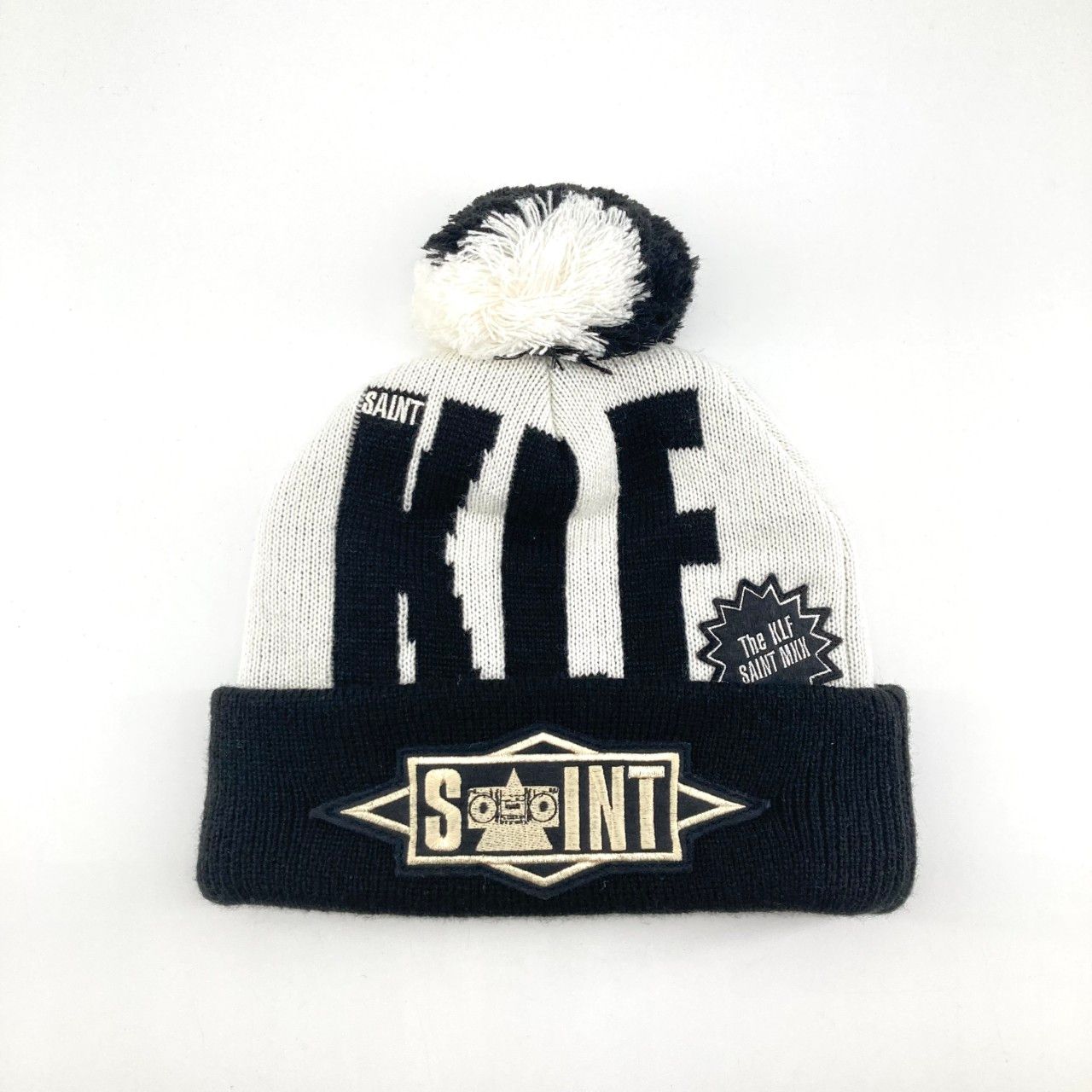 SAINT MICHAEL（セントマイケル） KLF KNIT CAP KLF BLACK 25AW Fサイズ ニットキャップ