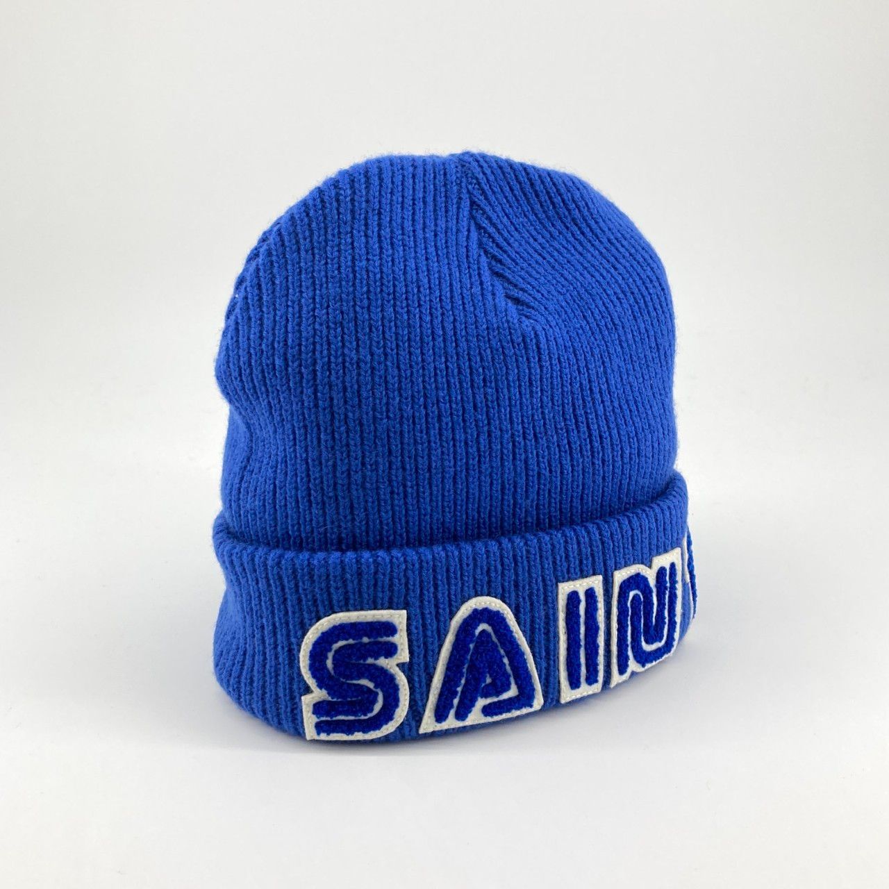 SAINT MICHAEL（セントマイケル） SG KNIT CAP SAINT SEGA BLUE 25AW Fサイズ ニットキャップ ブルー