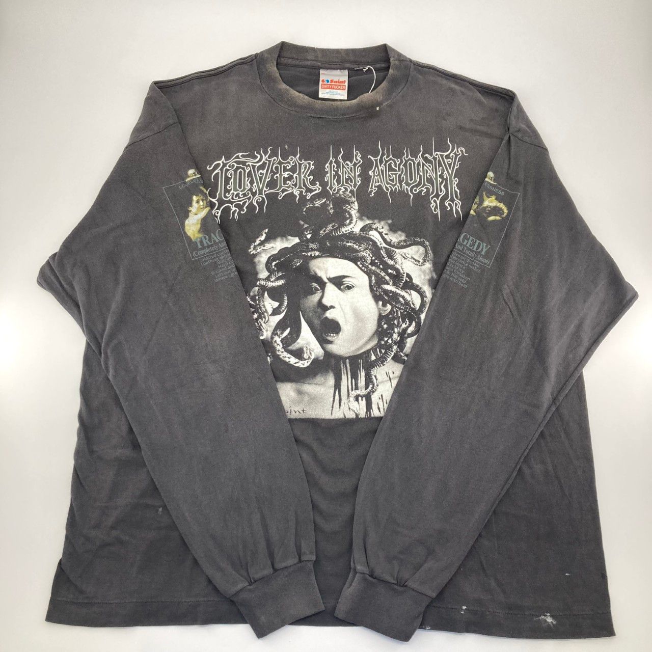 SAINT MICHAEL（セントマイケル） LS TEE MEDUSA BLACK 26SS XXL 長袖シャツ ブラック