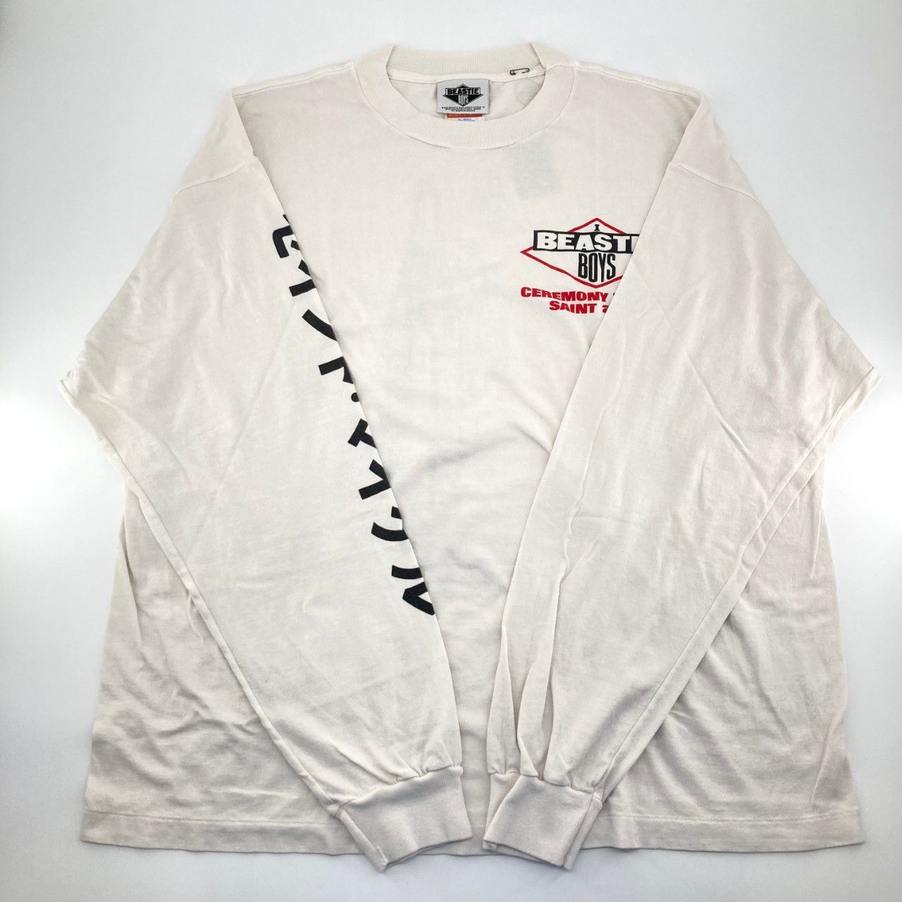 SAINT MICHAEL（セントマイケル） BTB LS TEE BEASTIEBOYS WHITE 26SS XXL 長袖シャツ ホワイト
