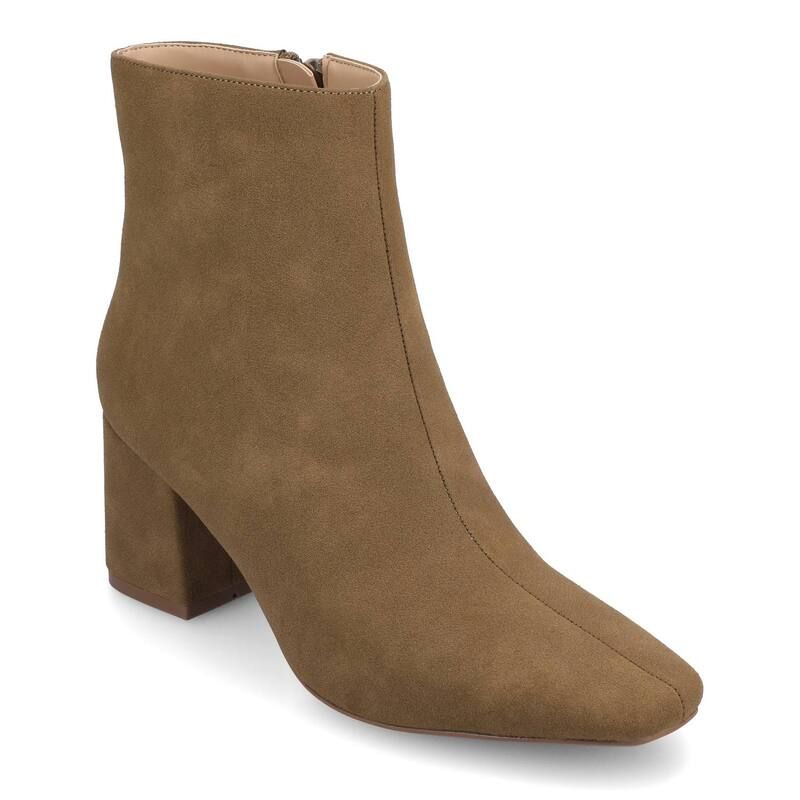 ジャーニー レディース シューズ ブーツ・レインブーツ アンクル Journee Haylinn Tru Comfort Foam Womens Ankle Boots Taupe Suede トープ