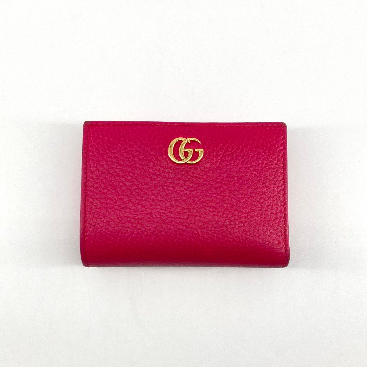 GUCCI（グッチ） ダブルG 二つ折りウォレット 772738 二つ折り財布 ピンク