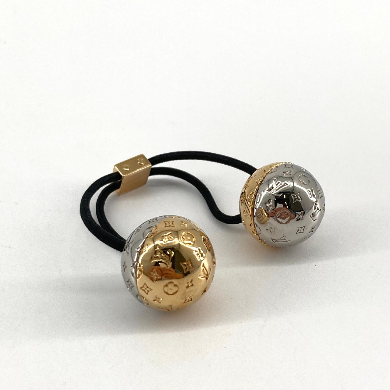LOUIS VUITTON（ルイ・ヴィトン） シュシュ ナノグラム プラネット M80266 その他アクセサリー ゴールド×シルバー