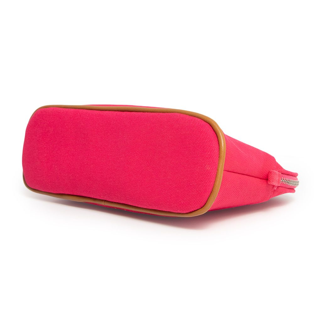 エルメス ボリードポーチ PM 20 コットン100％ Hibiscus ハイビスカス