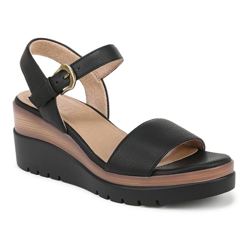 ソウルニュトライザー レディース シューズ サンダル SOUL Naturalizer Graciela Womens Wedge Sandals Black ブラック