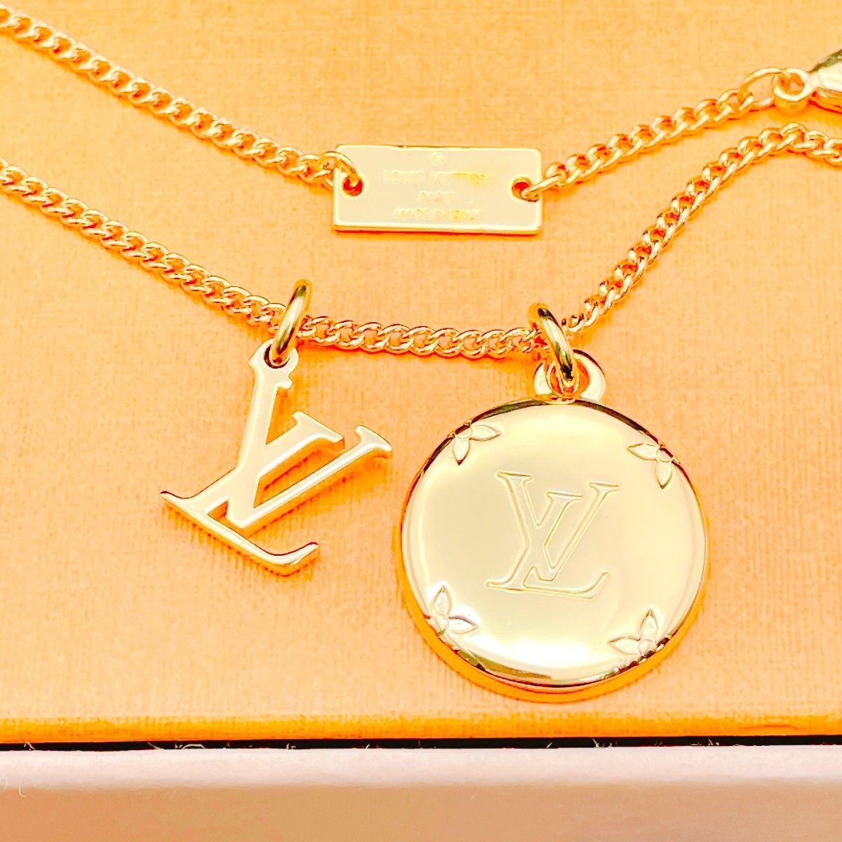 ◇ルイヴィトン◇新品仕上済 LOUIS VUITTON M80189 リングネックレス リングなし ブランド OB0291
