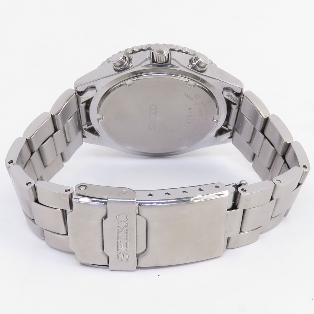 SEIKO セイコー クロノグラフ 100M 7T92-0CF0 クォーツ 腕時計 ※中古 