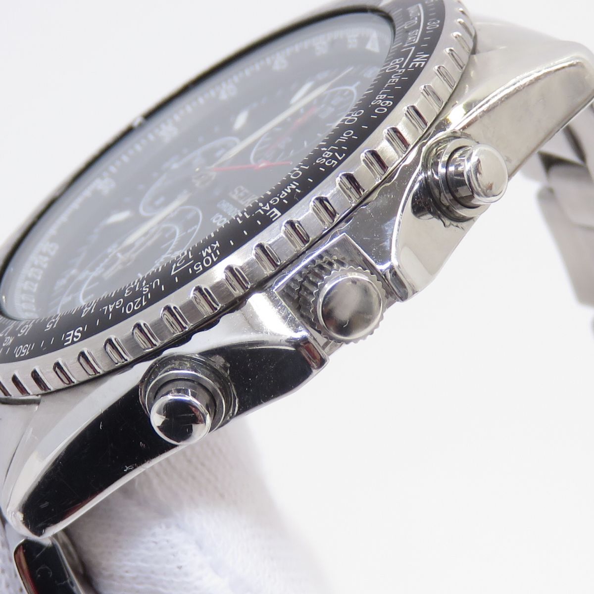 SEIKO セイコー クロノグラフ 100M 7T92-0CF0 クォーツ 腕時計 ※中古 