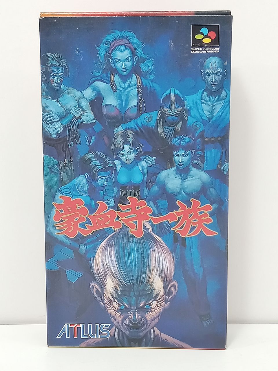 アトラス スーパーファミコン SFC 豪血寺一族 動作確認済み 箱付き 中古 [MO-7525]