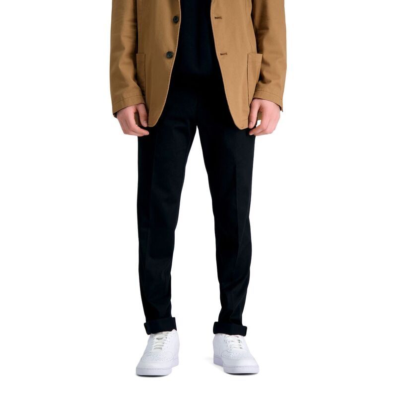 ハガー メンズ ボトムス カジュアルパンツ Men s Haggar Premium NoIron Khaki Flex Waist SlimFit Stretch FlatFront Pants B