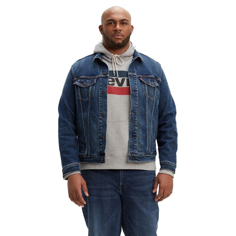 リーバイス メンズ アウター ジャケット・ブルゾン トール デニム Big Tallevis Denim Trucker Jacket Colusa デニム