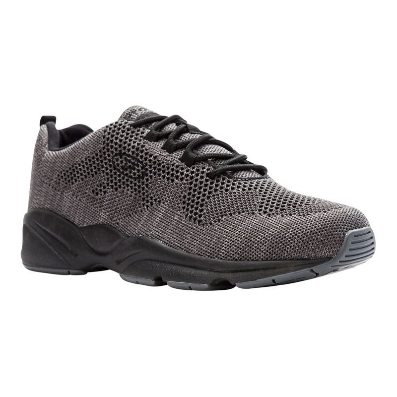プロペット メンズ シューズ スニーカー Propet Stability Fly Mens Walking Shoes Dark Gray Light Gray グレー