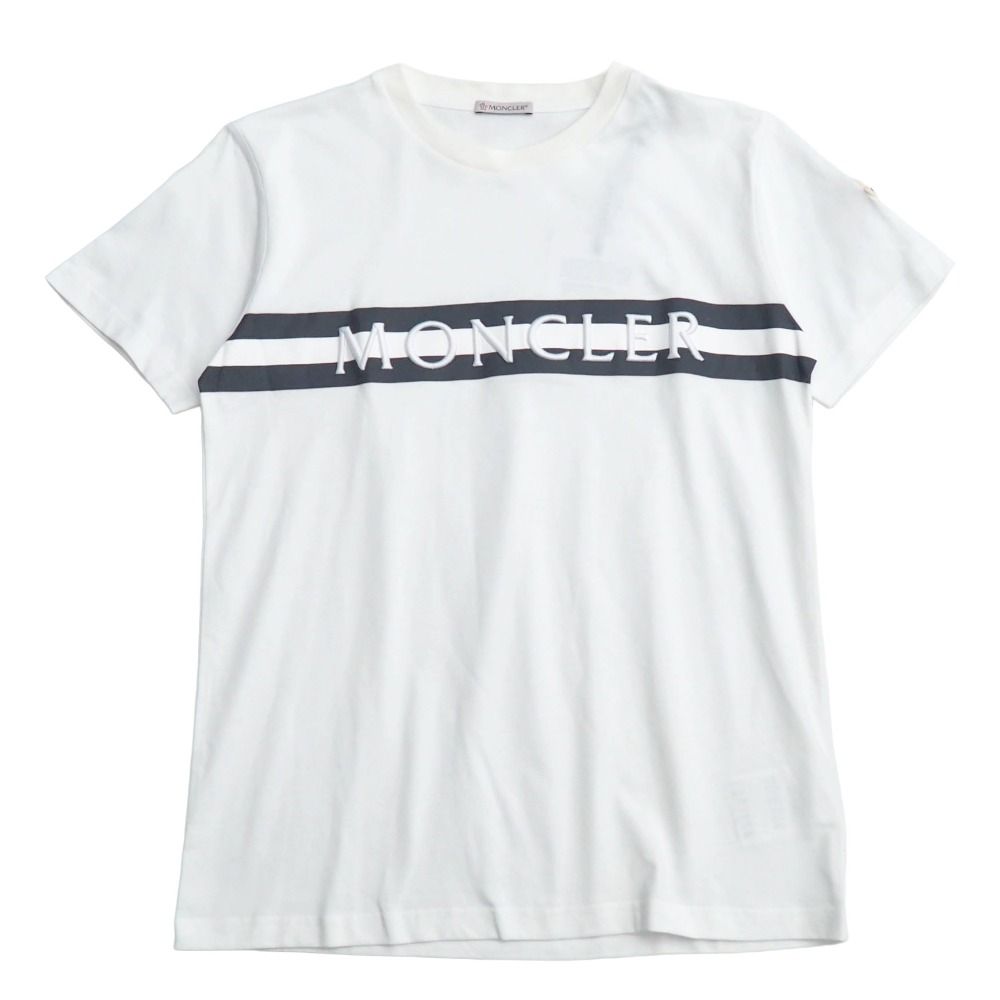 ■未使用品■MONCLER モンクレール 半袖Ｔシャツ サイズ14 anni/164cm ロゴ刺繍 20260612/RA9789