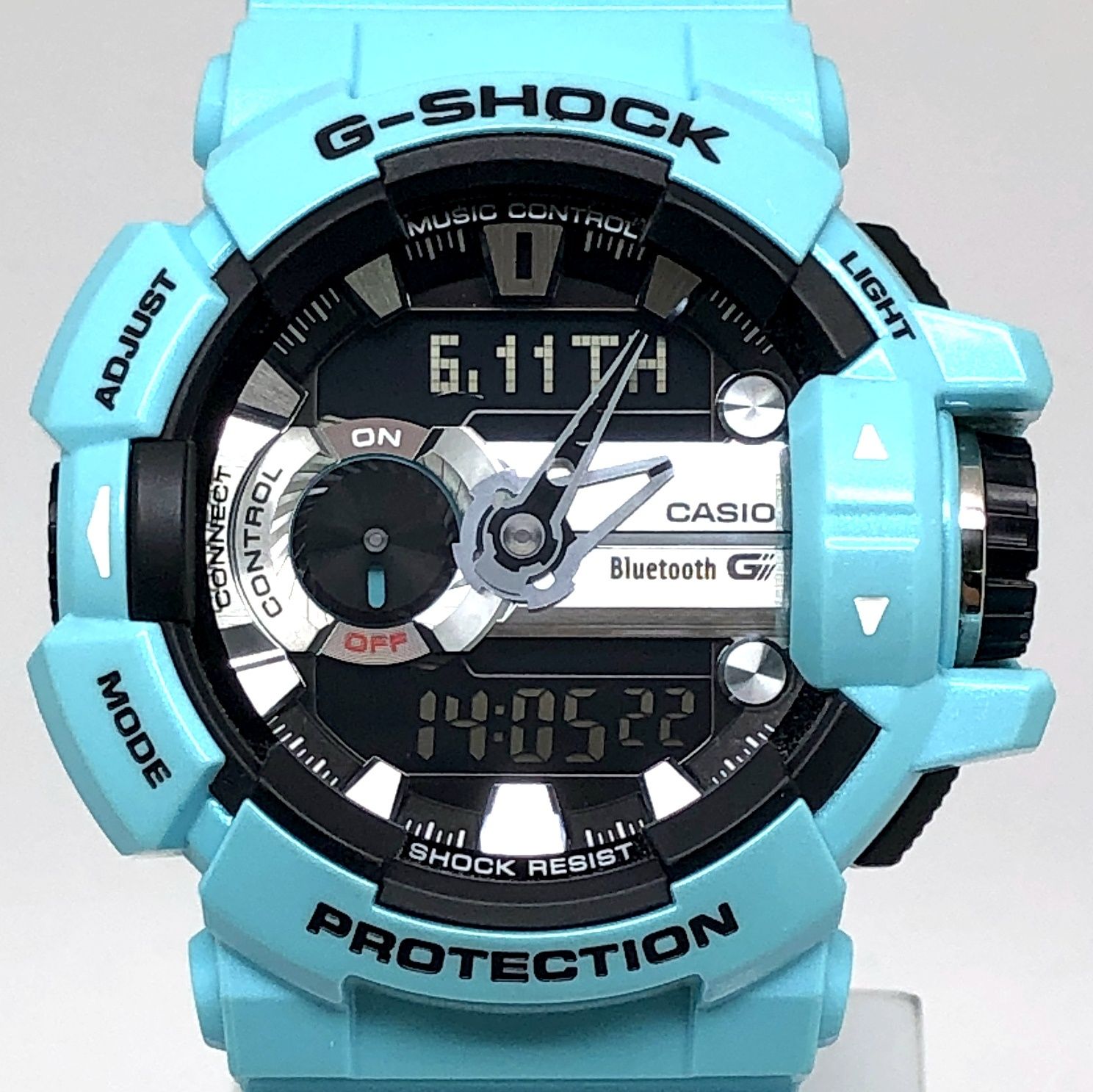 G-SHOCK ジーショック GBA-400-2C NEW G’MIX Bluetooth通信機能 メタリック塗装 ライトブルー アナデジ 2015年10月発売