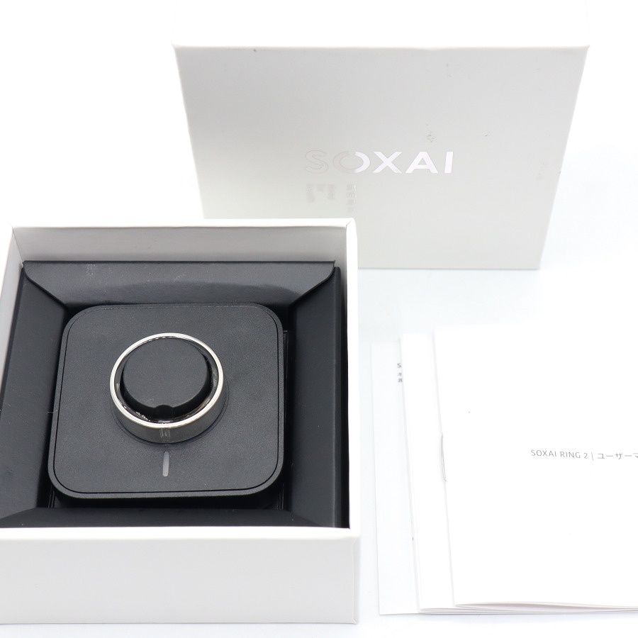 【美品】SOXAI RING 2 シルバー 18号 SOXAIRING2SL18 スマートリング ソクサイリング 本体