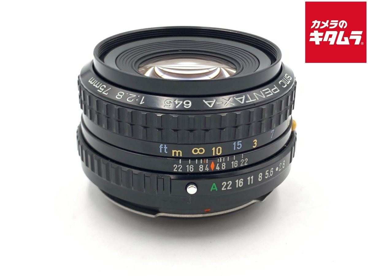 【中古】 【良品】 ペンタックス　SMC-A(645) 75mm F2.8