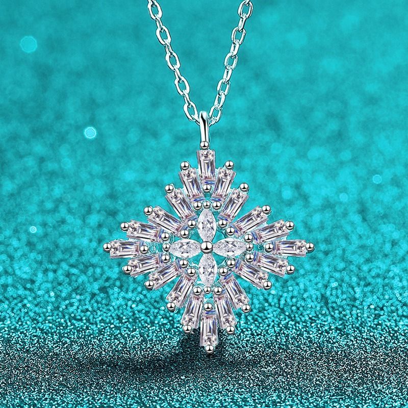 モアサナイトネックレス モアッサナイト ネックレス ペンダント シルバー925 レディー 普段使い 冠婚葬祭 ネックレス モアサナイト 卒業式 人工ダイヤモンド ネックレス mxl156