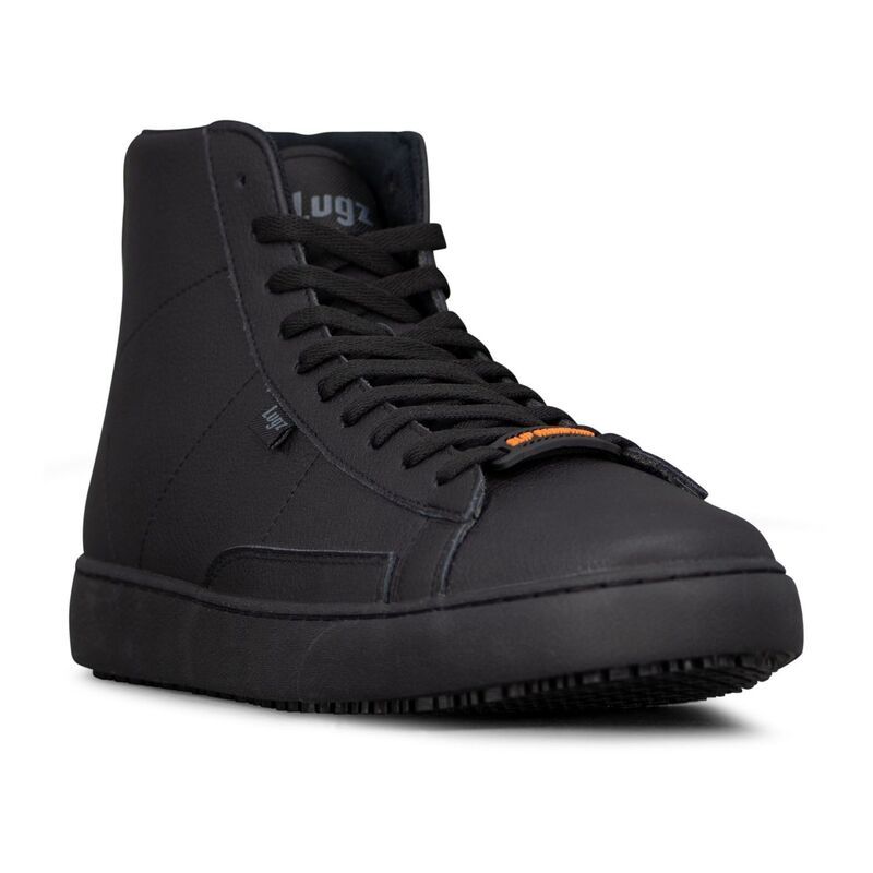 ラグズ メンズ シューズ スニーカー レザー Lugz Drop Hi Mens Leather SlipResistant Sneakers Black ブラック