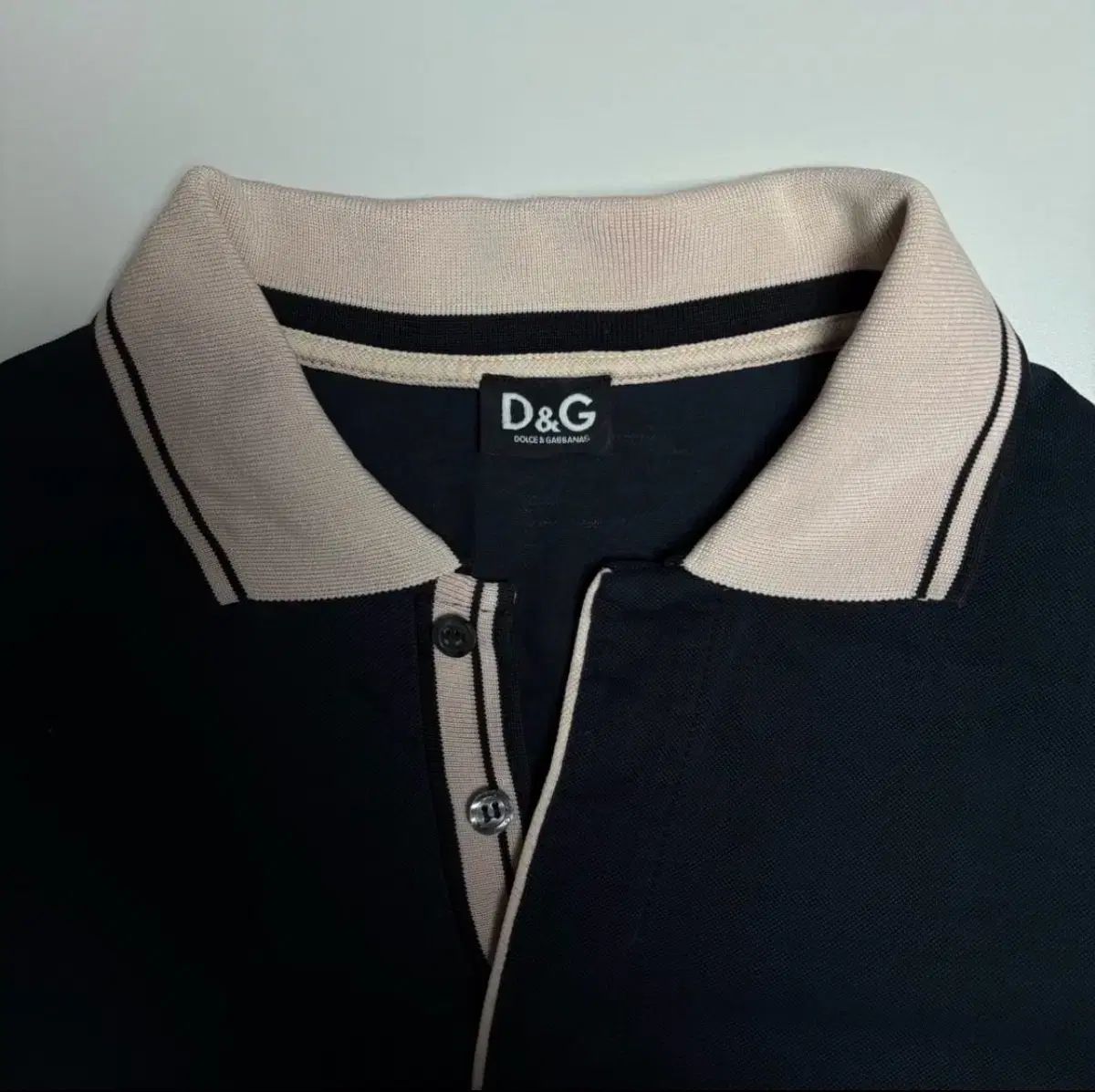 D&G ドルチェ＆ガッバーナ バイカラー KARA（カラ） PK 半袖 Tシャツ