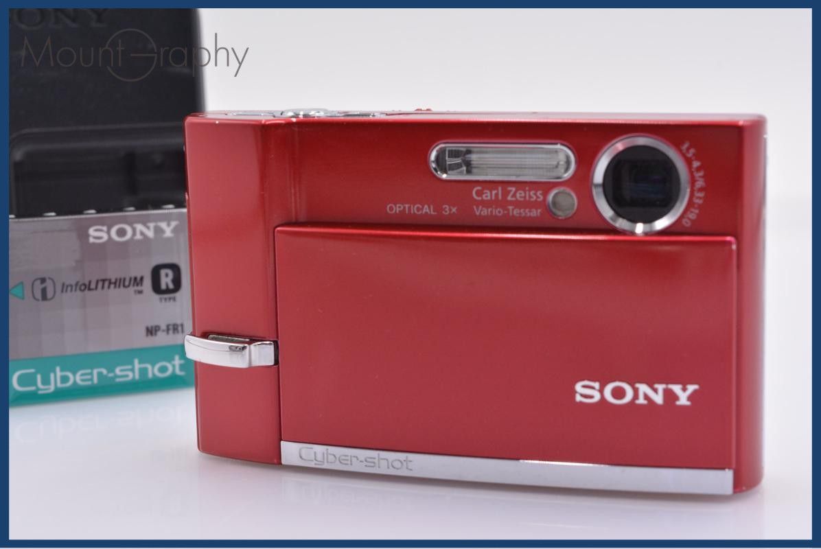 【動作保証】 ソニー SONY Cyber-shot DSC-T50 3x バッテリー、充電器付属 同梱無料 #yk8699