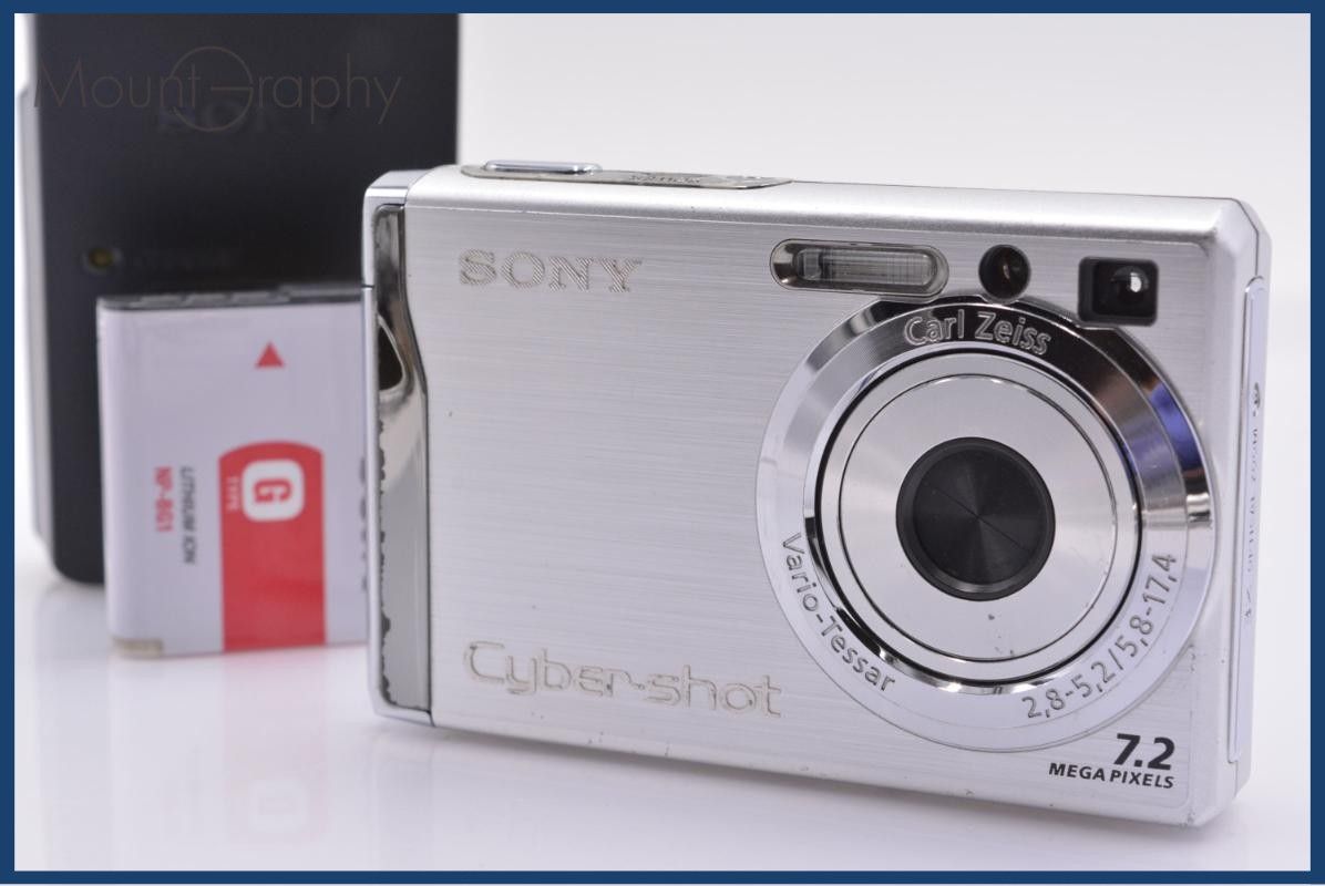 【動作保証】 ソニー SONY Cyber-shot DSC-W80 バッテリー、充電器付属 同梱無料 #yk8704