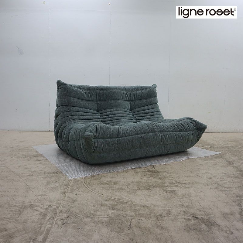 展示新同品 ligne roset リーンロゼ TOGO トーゴ 2Pソファ/2人掛け