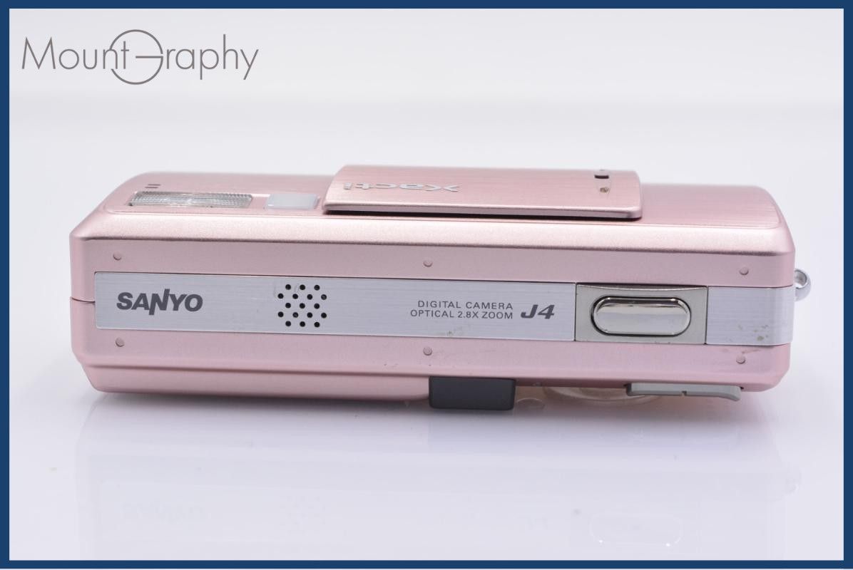 ⭐️【希少・完動美品】SANYO Xacti DSC-J4 ピンク★動作確認済み 動作保証】 サンヨー Sanyo Xacti DSC-J4 2.8x バッテリー付属 同梱