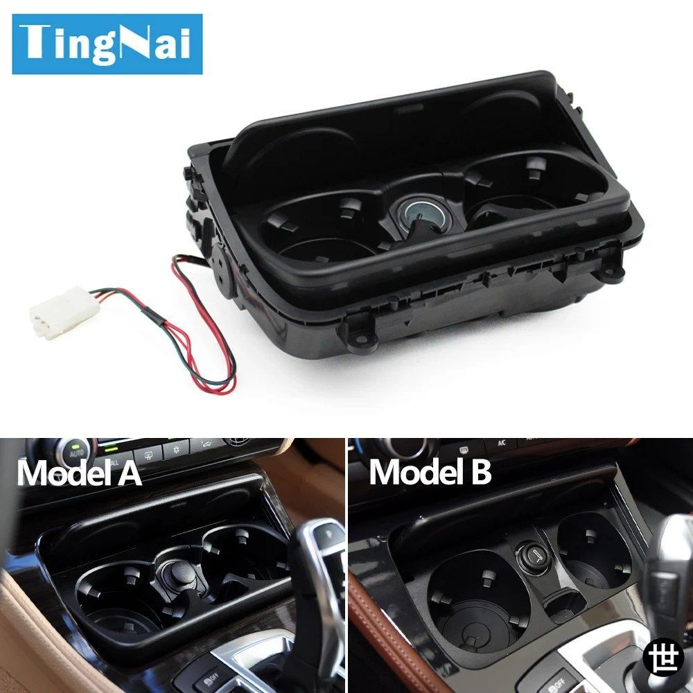 BMW 5シリーズ F10 F11 F10LCI F11LCI 520 523 525 528 530 535用 LHD RHD車フロントセンターコンソールドリンク/ウォーターカップホルダー