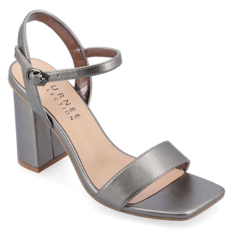 ジュルネ コレクション レディース シューズ サンダル Journee Collection Tru Comfort Foam Tivona Womensandals Pewter ピューター