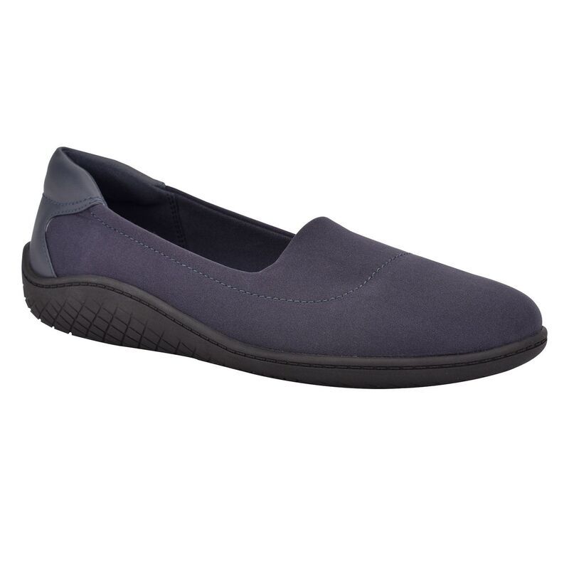 イージースピリット レディース シューズ サンダル A ライン Easy Spirit Gift Womens ALine Stretch Comfort Flats Navy ネイビー