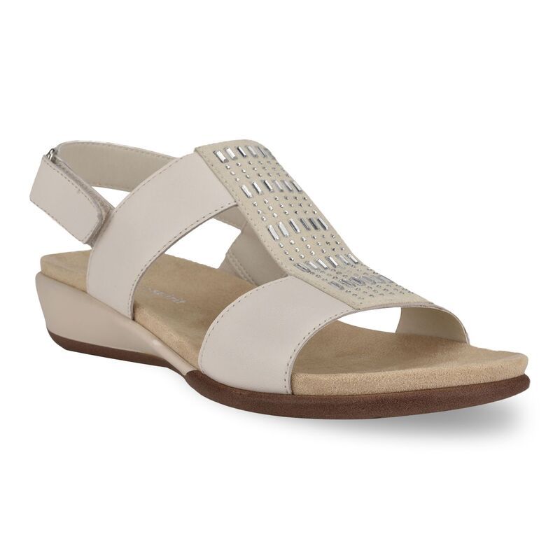 イージースピリット レディース シューズ サンダル Easy Spirit Hazel Womenslingback Sandals Chicream クリーム