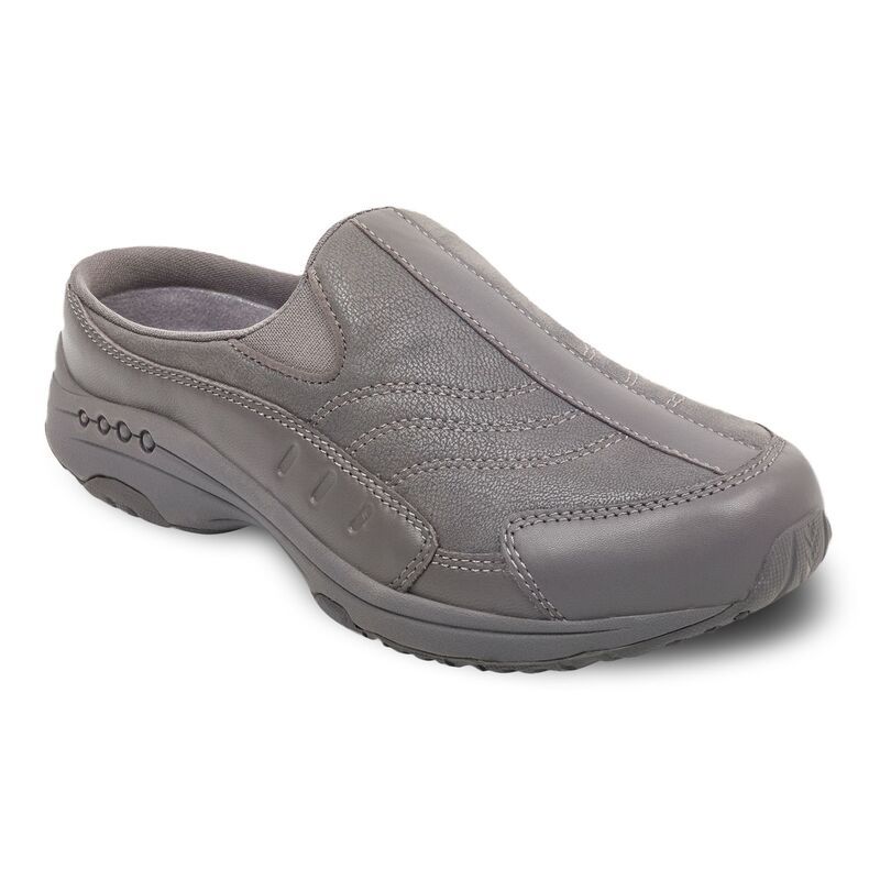 イージースピリット レディース シューズ スニーカー レザー Easy Spiritraveltime Womens Leather Mules Dark Gray グレー