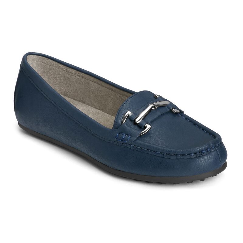 エアロソールズ レディース シューズ スリッポン・ローファー A2 by Aerosoles Day Drive Womens Moccasin Flats Navy ネイビー