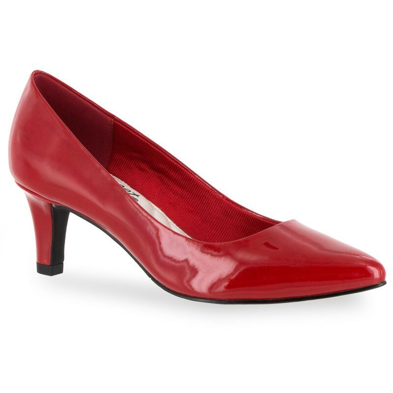 イージーストリート レディース シューズ パンプス ヒール Easy Street Pointe Womens Higheels Red Patent レッド