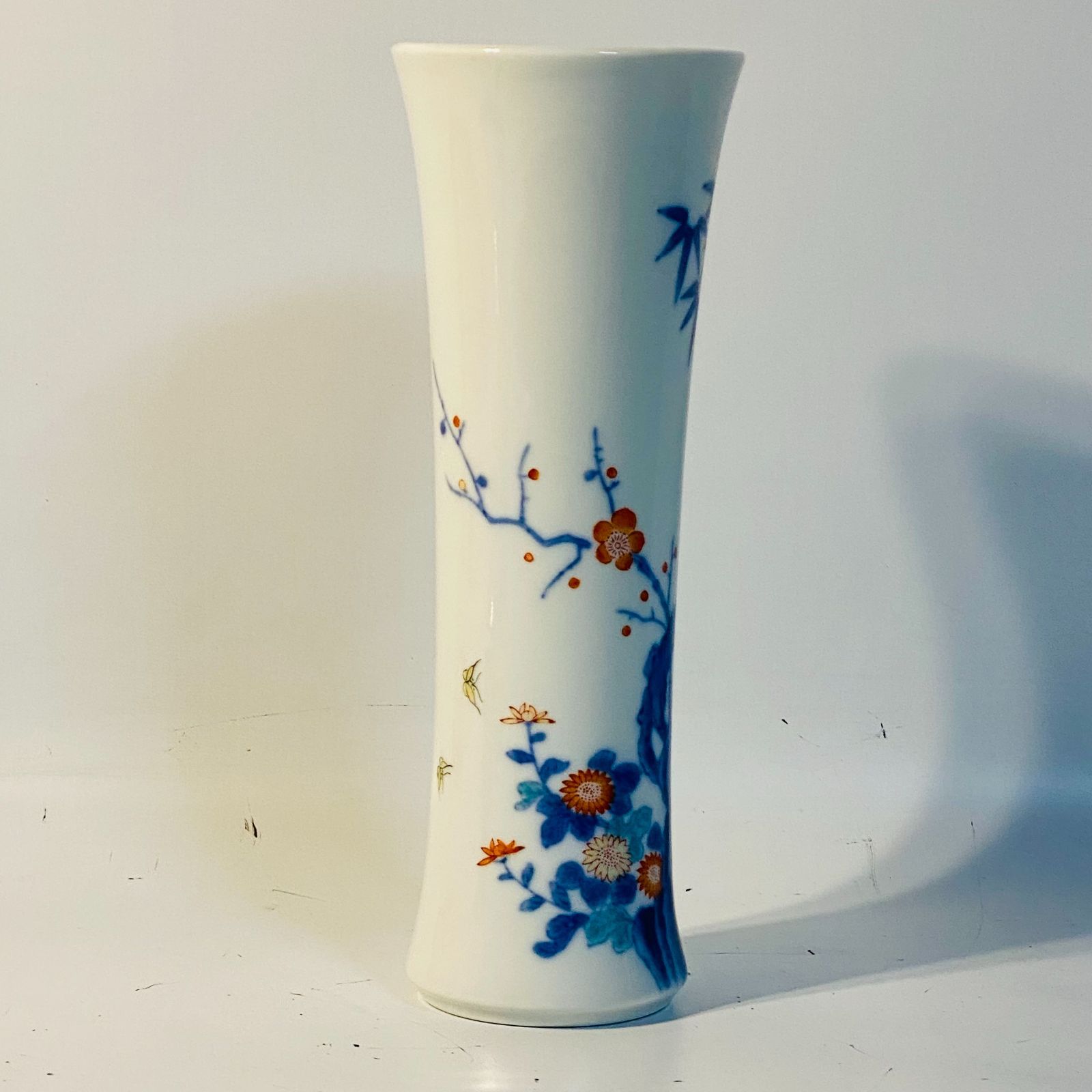 伊万里焼 魯山 花瓶 花器 和柄 花柄 華道 花道 お花 生け花 花立 ③