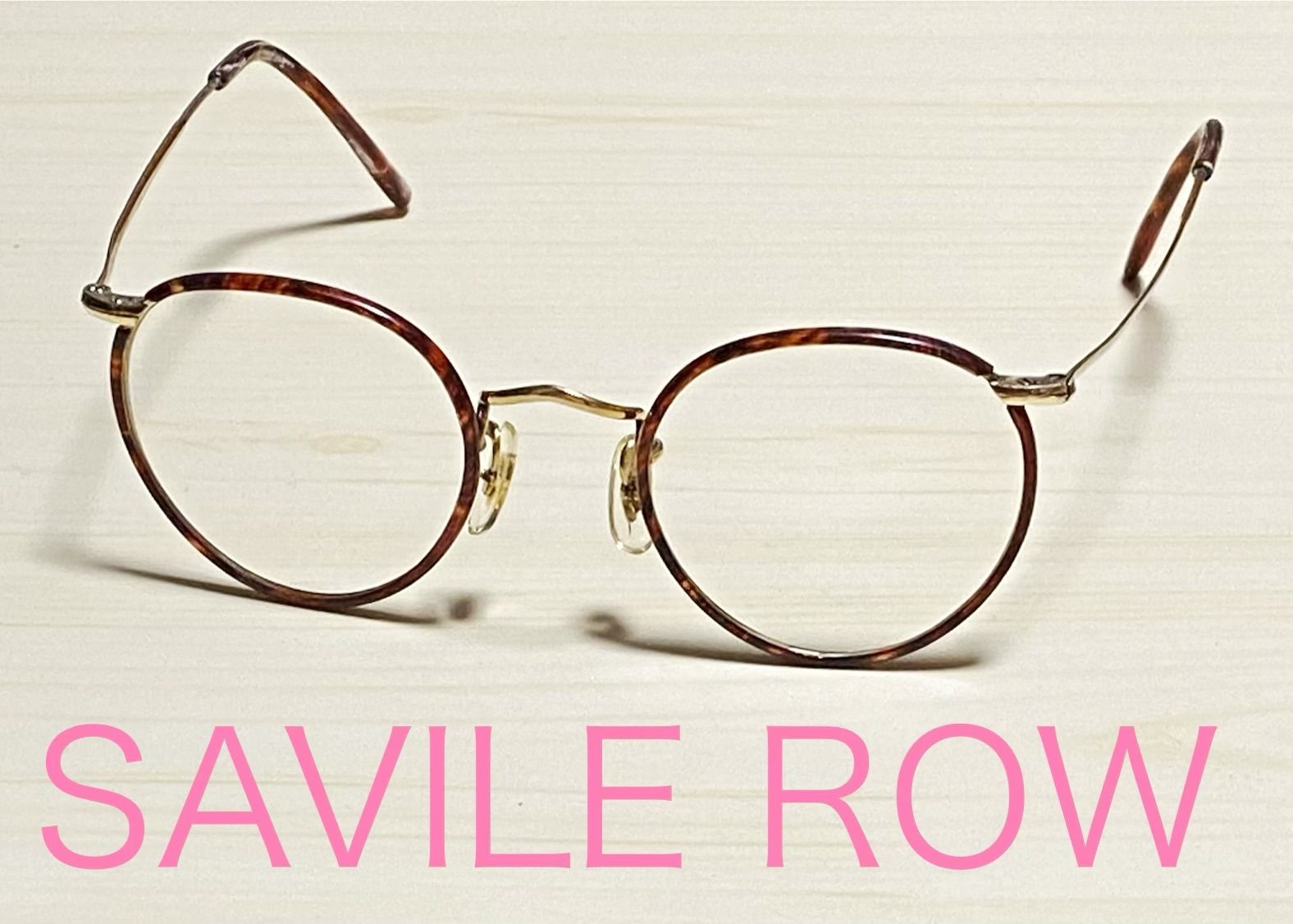 Mickey1928様14金張イギリス製 SAVILE ROW メガネ 度入り Mickey1928様