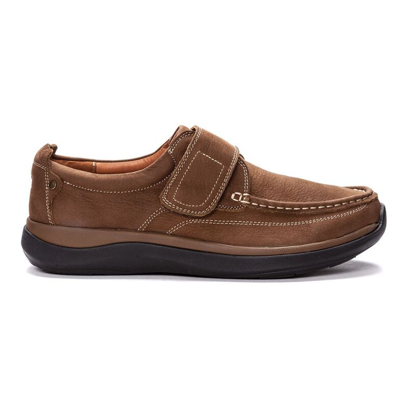 プロペット メンズ シューズ スリッポン・ローファー レザー Propet Porter Mens Leather Loafer Shoes Timber プロペット メンズ シューズ スリッポン・ローファー レザー Propet Porter Mens Leather Loafer Shoes Timber