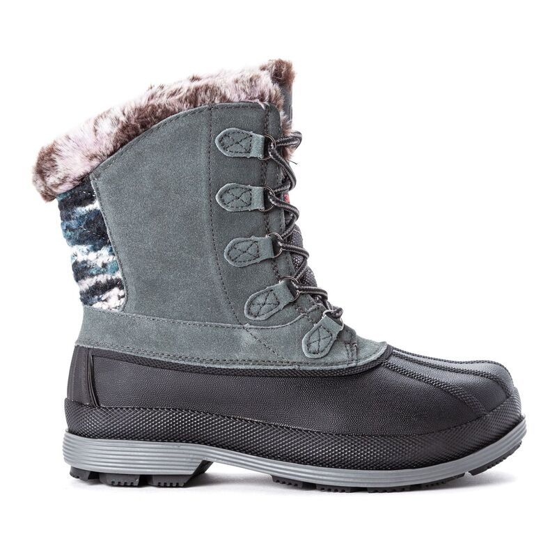 プロペット レディース シューズ ブーツ・レインブーツ トール Propet Lumi Tall Womens Winter Boots Gray グレー