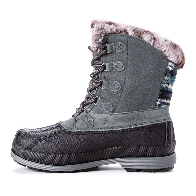 プロペット レディース シューズ ブーツ・レインブーツ トール Propet Lumi Tall Womens Winter Boots Gray グレー