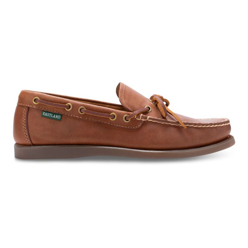 ソログッド メンズ シューズ スリッポン・ローファー Thorogood Eastland Yarmouth Camp Mens Moccasins Bomber Brown ブラウン｜詳細画像