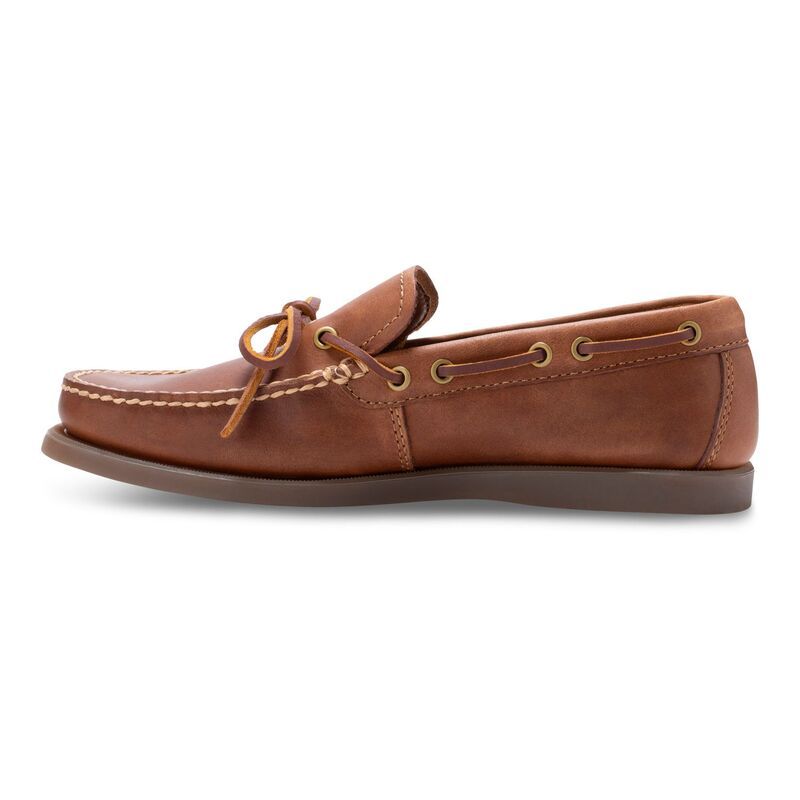 ソログッド メンズ シューズ スリッポン・ローファー Thorogood Eastland Yarmouth Camp Mens Moccasins Bomber Brown ブラウン｜詳細画像