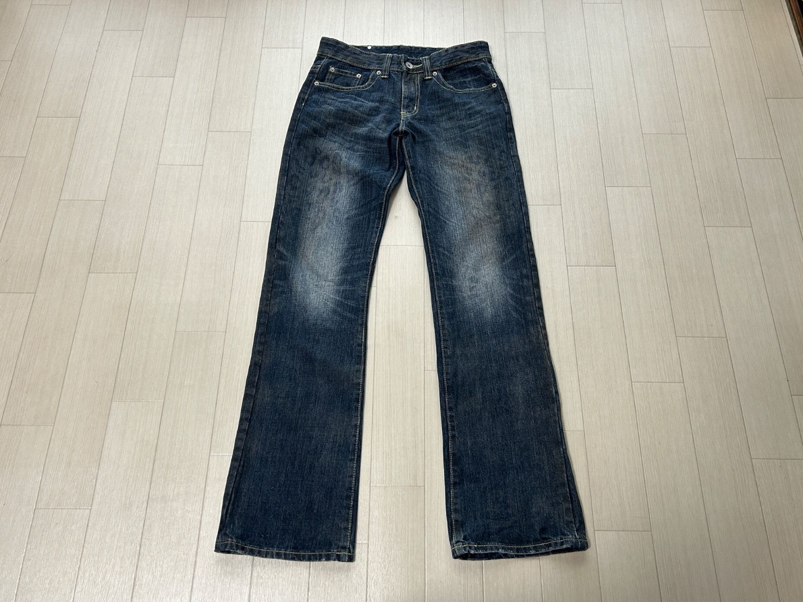 セマンティックデザイン 鬼ヒゲ ハチノス ダメージ加工 ストレッチ 