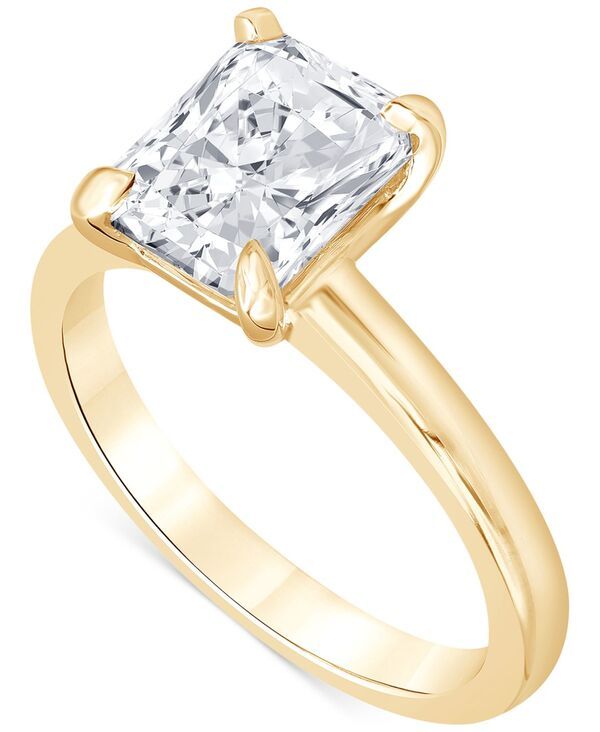 バッジェリーミシュカ レディース アクセサリー リング Badgley Mischka Certified Lab Grown Diamond RadiantCut Solitairengagemen