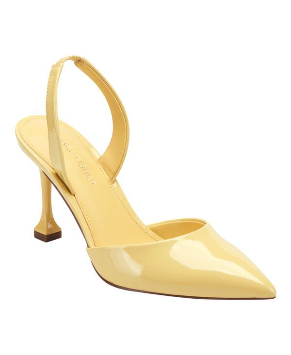 マークフィッシャー レディース シューズ パンプス Marc Fisher Womens Hadya Slingback Pumps Yellow Patent イエロー